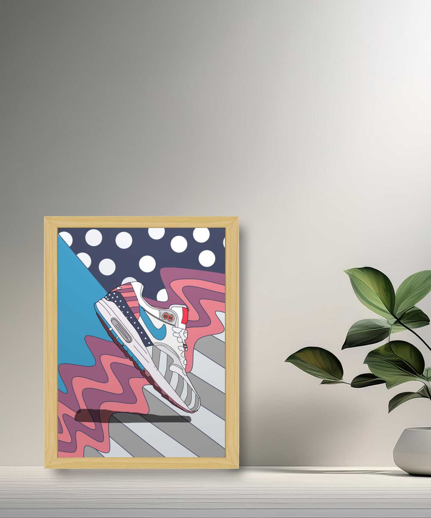 Cadre photo Nike Air Max Illustration