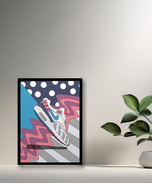 Cadre photo Nike Air Max Illustration