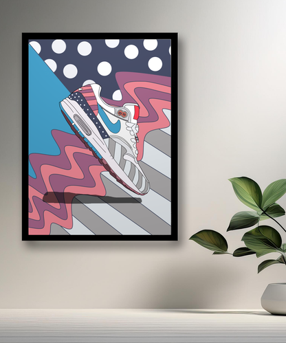Cadre photo Nike Air Max Illustration