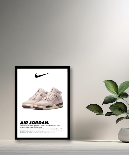 Air Jordan 4 x A Ma Manière „While You Were Sleeping“-Fotorahmen 