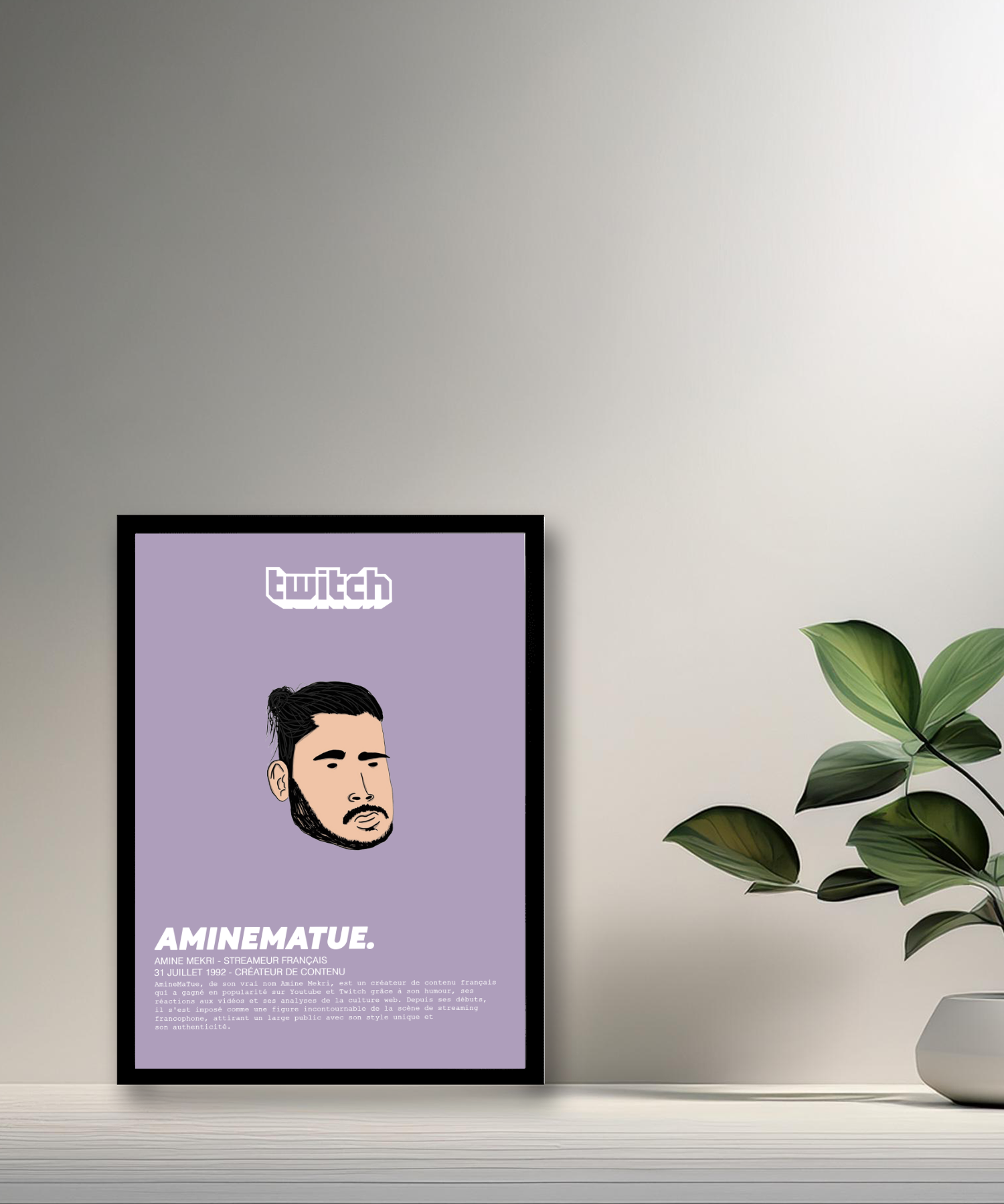 Cadre photo AmineMaTue Twitch