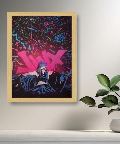 Jinx Arcane Fotorahmen 