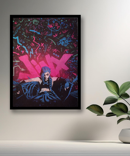 Jinx Arcane Fotorahmen 