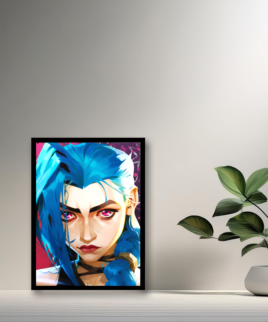 Jinx Portrait Arcane Fotorahmen 