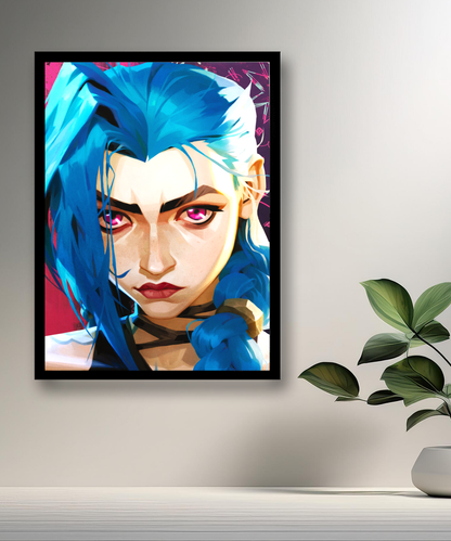 Jinx Portrait Arcane Fotorahmen 