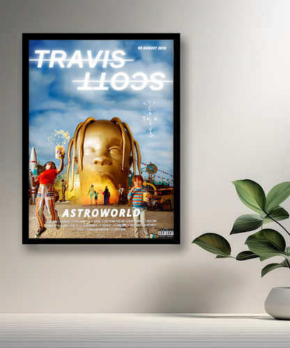 Cadre photo Travis Scott Astroworld
