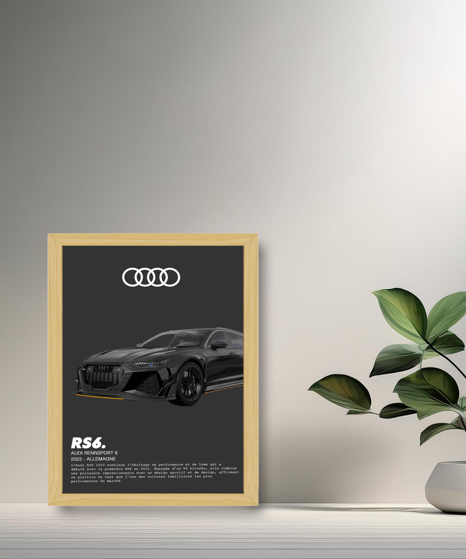 Cadre photo Audi RS6