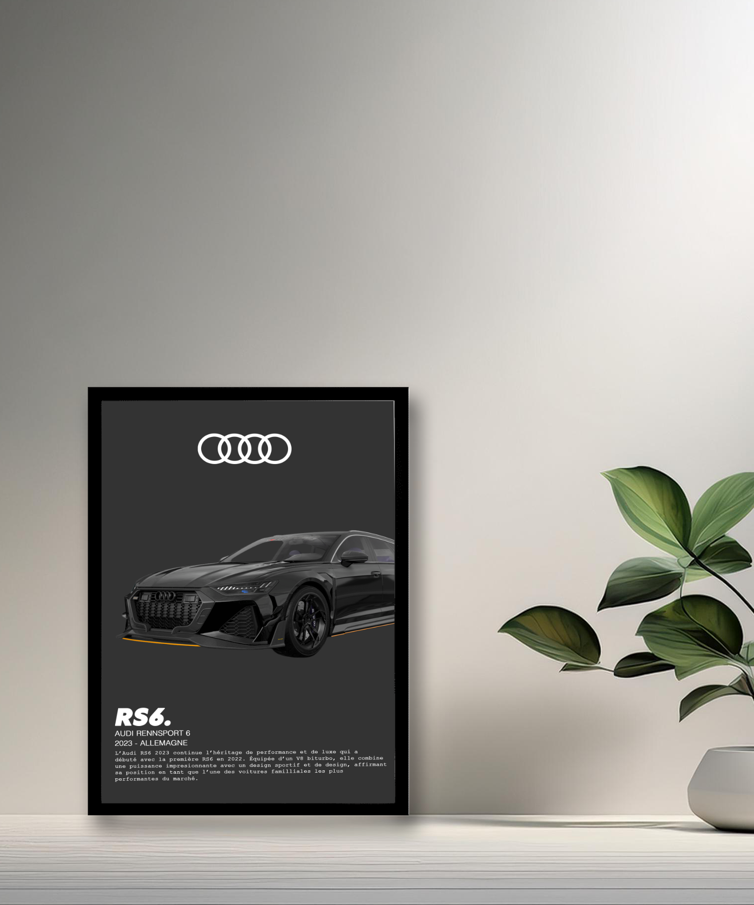 Cadre photo Audi RS6