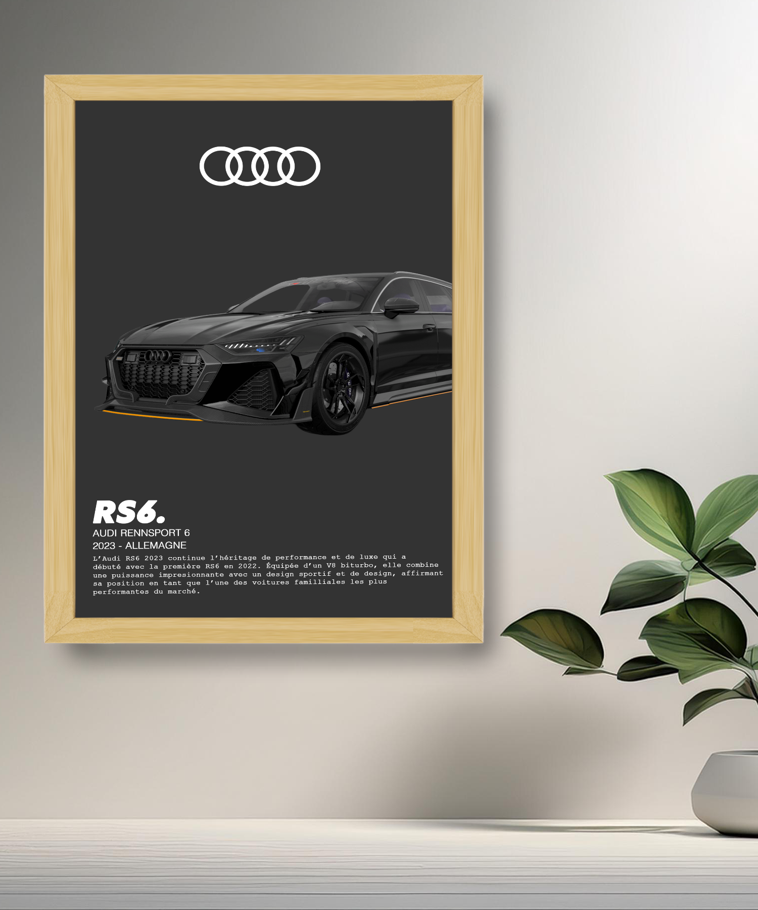 Cadre photo Audi RS6