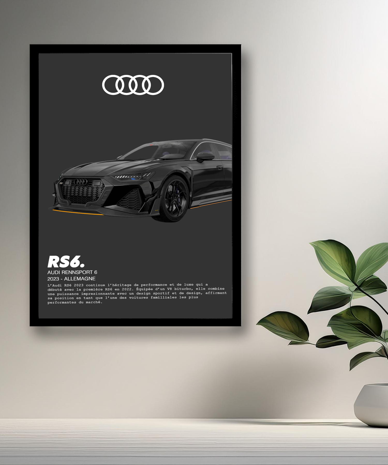 Cadre photo Audi RS6