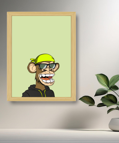 Cadre photo Bayc Ape Happy