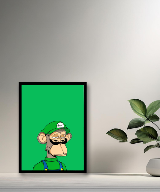 Cadre photo Bayc Ape Luigi