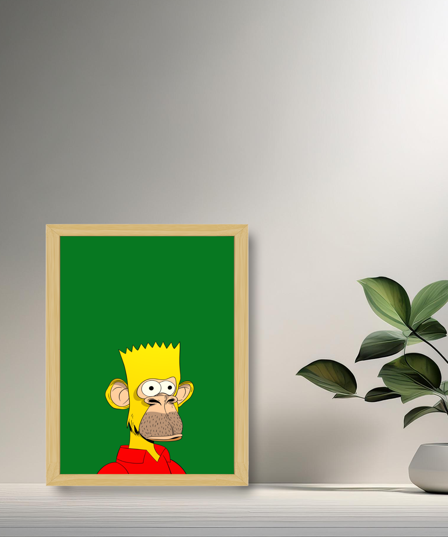 Cadre photo Bayc Ape Bart Simpson