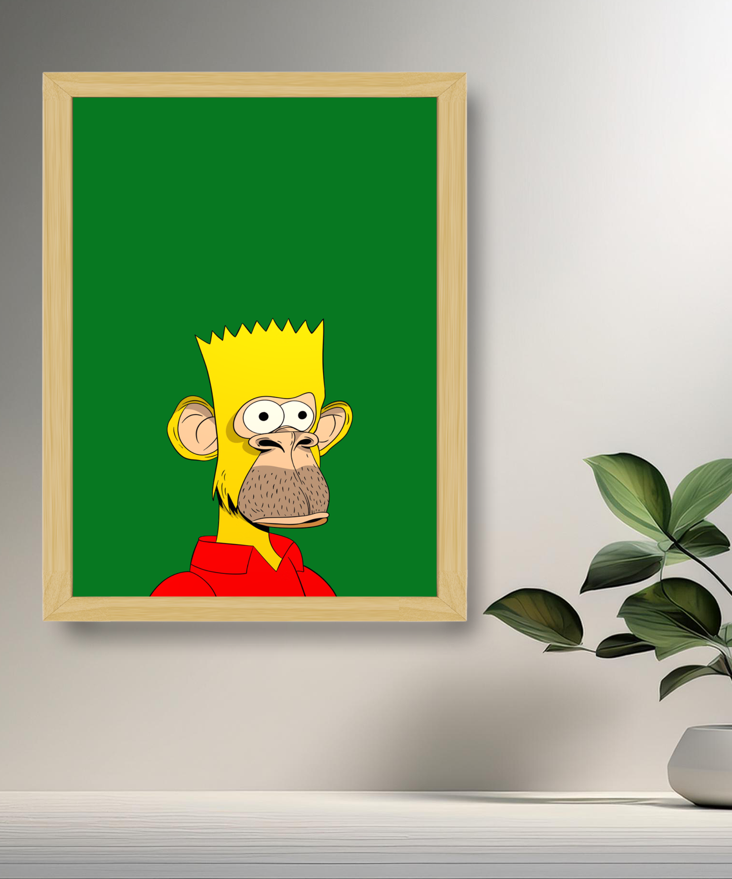 Cadre photo Bayc Ape Bart Simpson