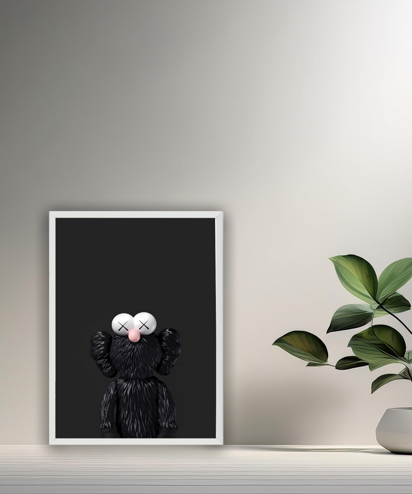 Poster Kaws noir