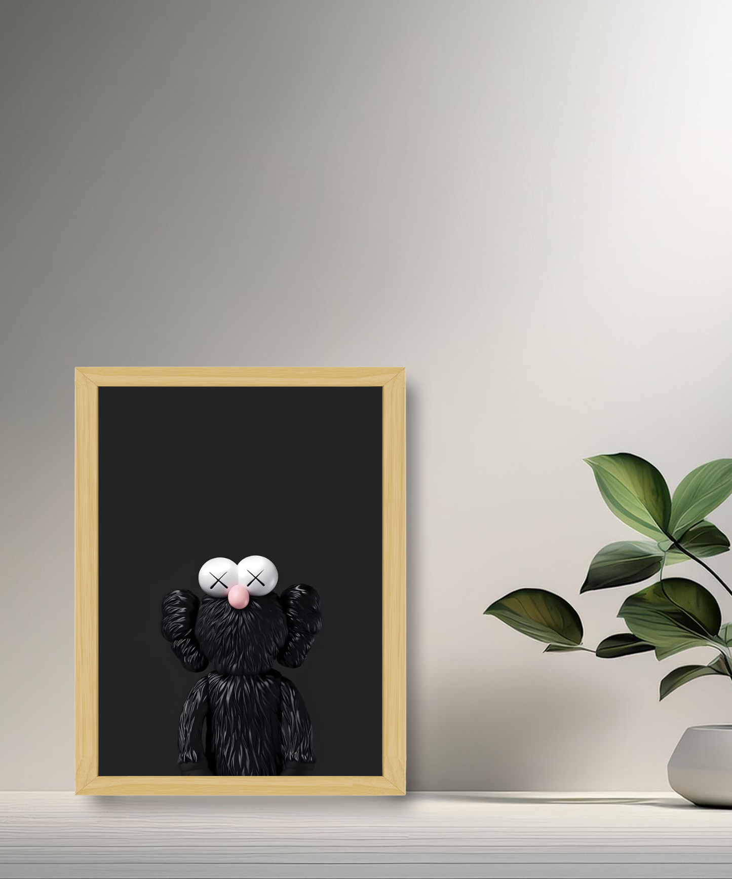 Poster Kaws noir