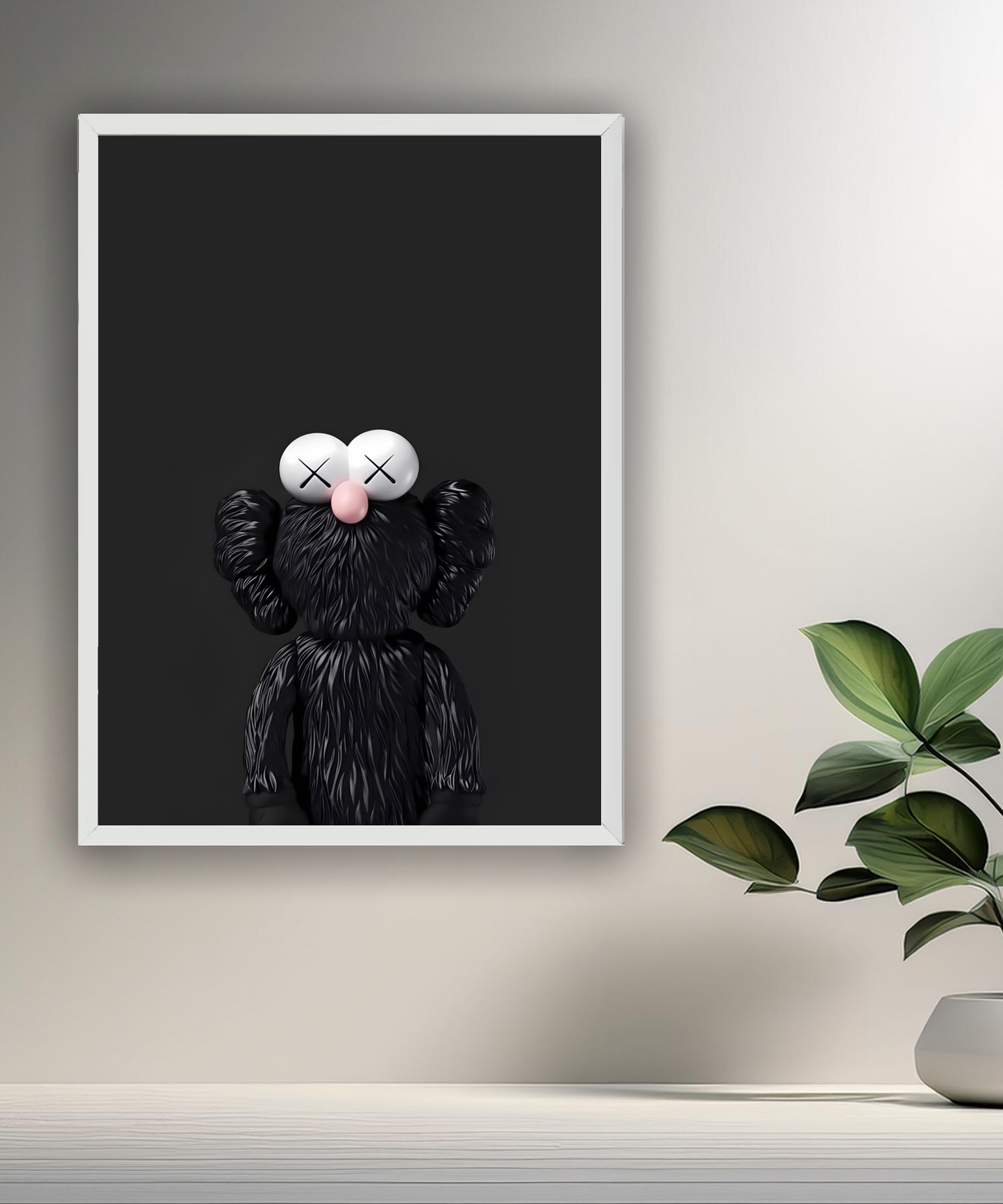 Poster Kaws noir