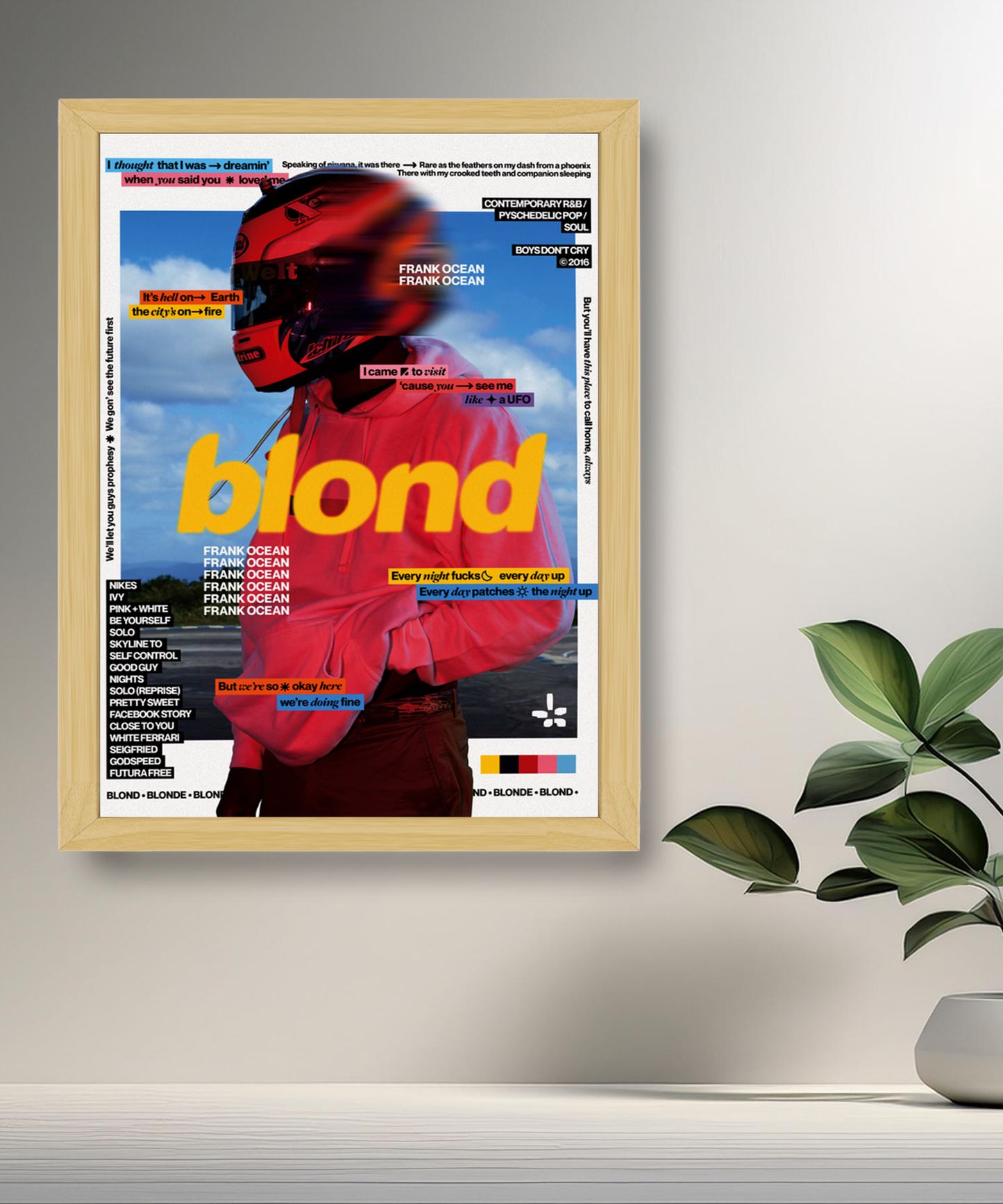 Cadre photo Blond