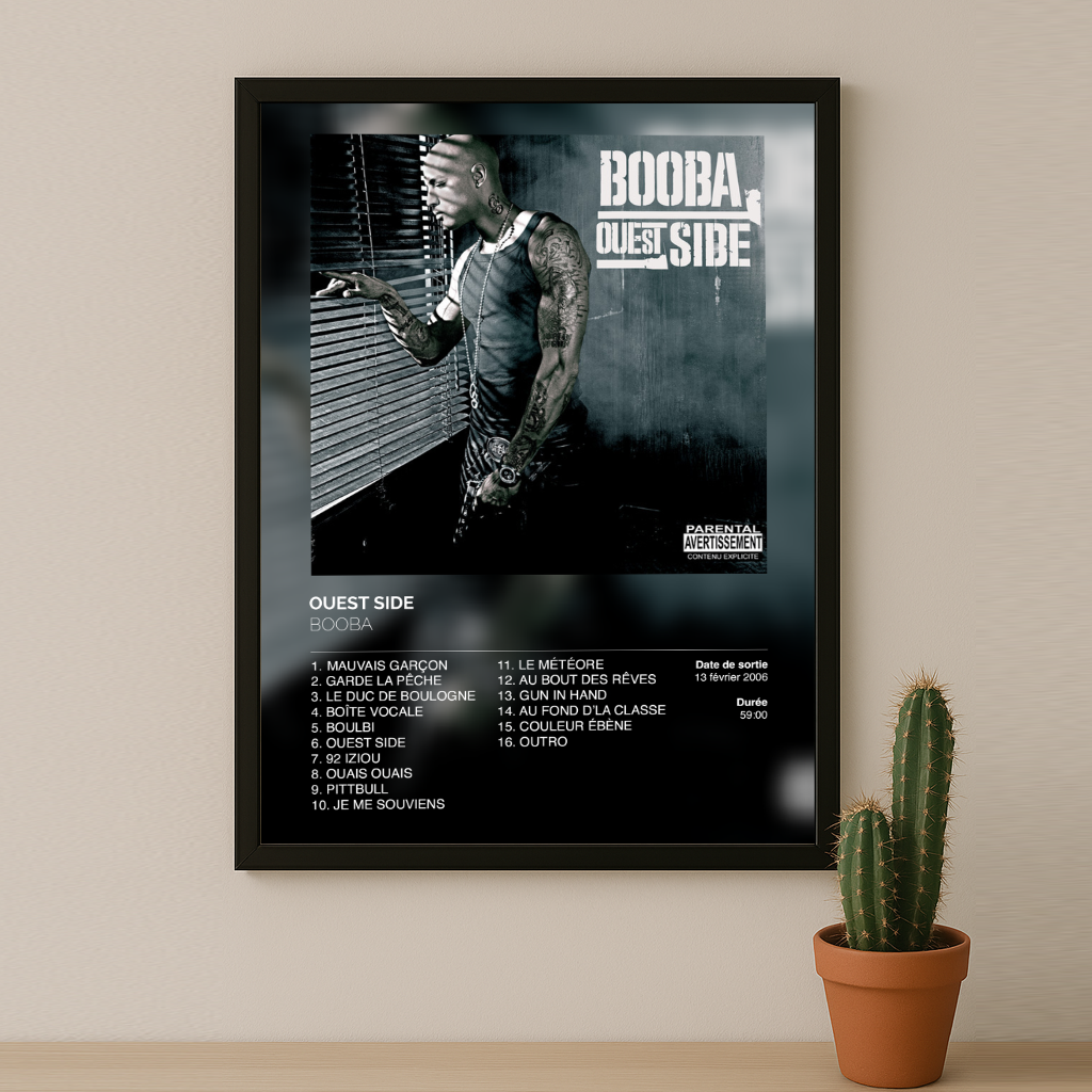 Cadre photo Ouestside Booba