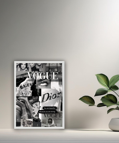 Poster encadré multi marques de luxe