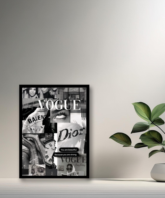 Poster encadré multi marques de luxe