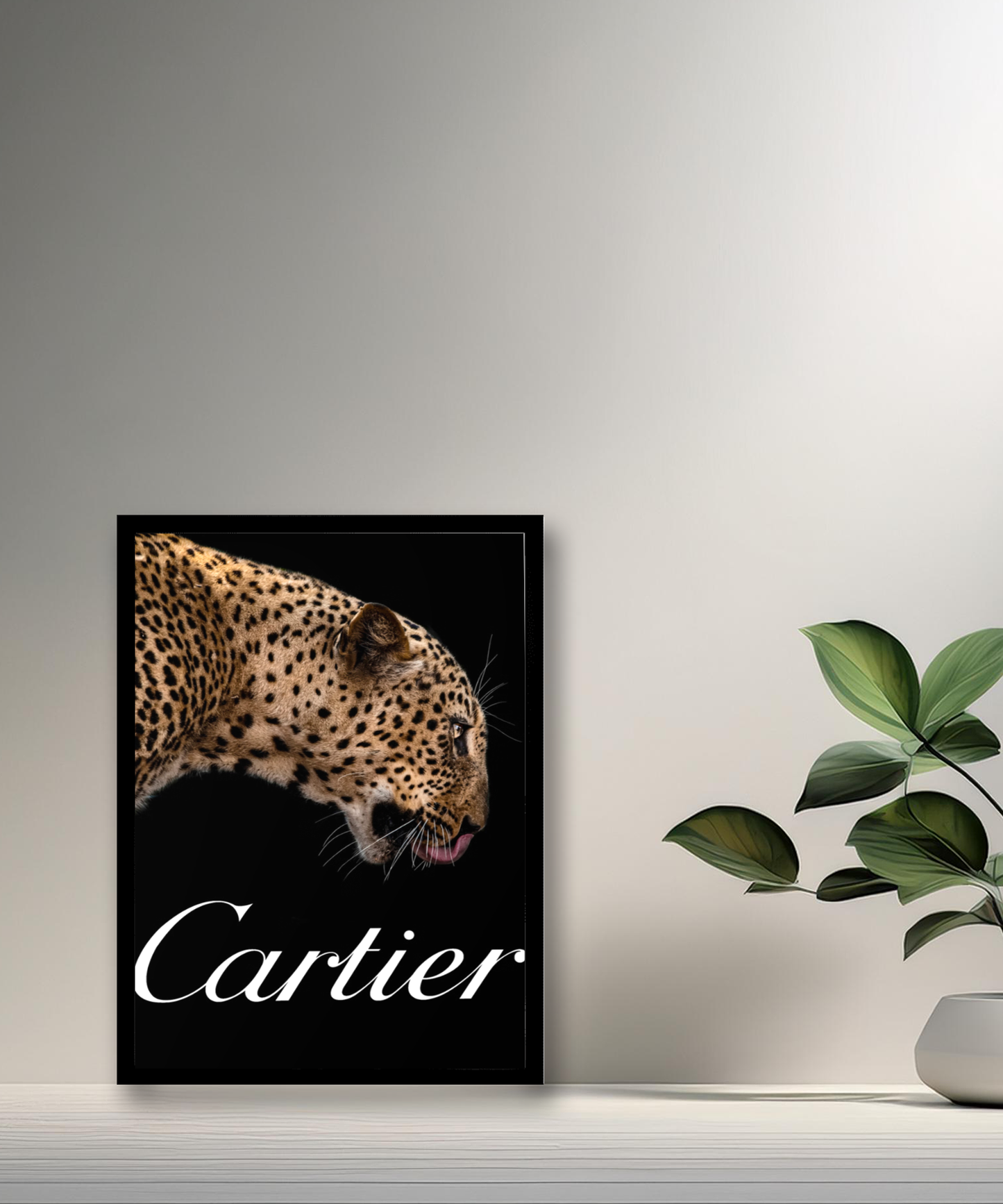Cadre photo Cartier Tigre