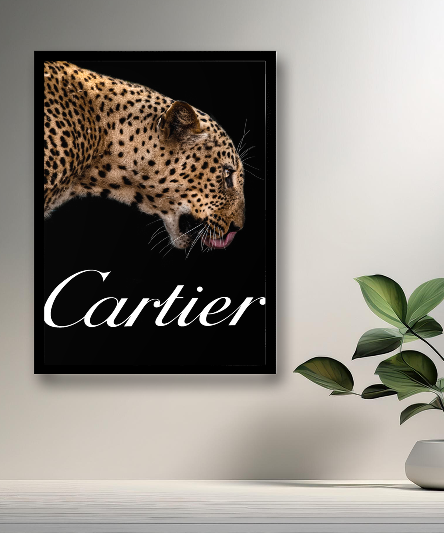 Cadre photo Cartier Tigre