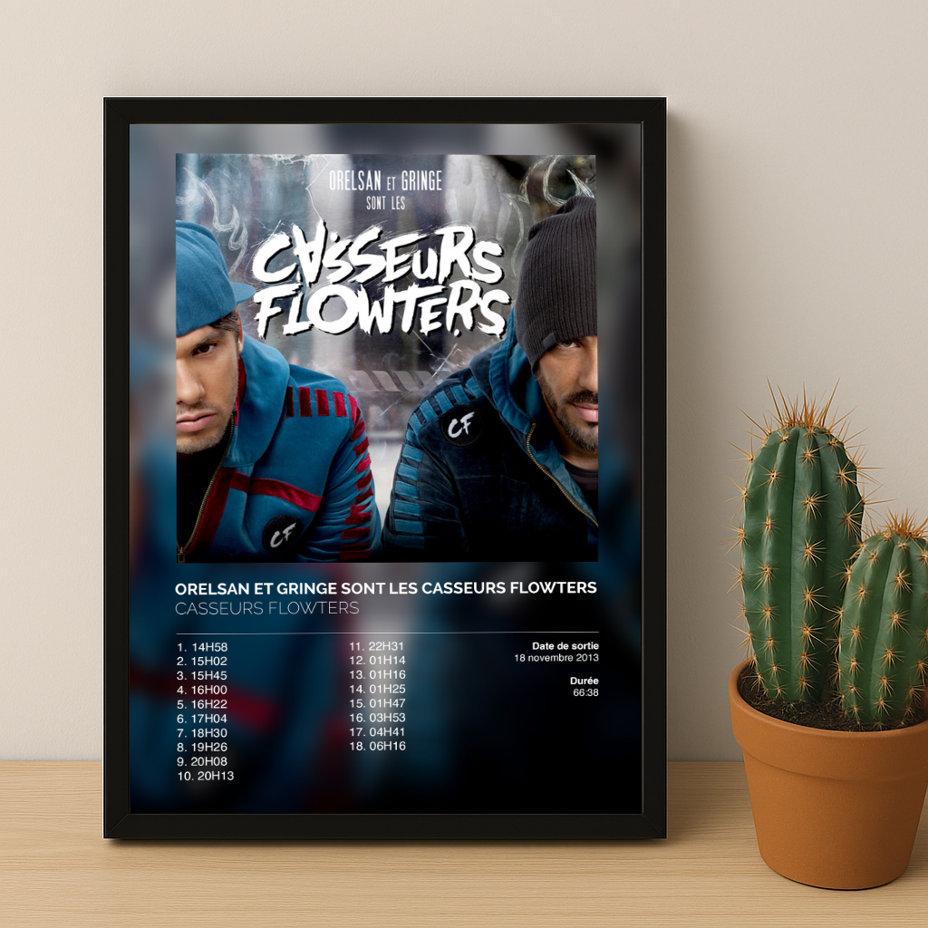 Cadre photo Orelsan et Cringe sont les casseurs flowters