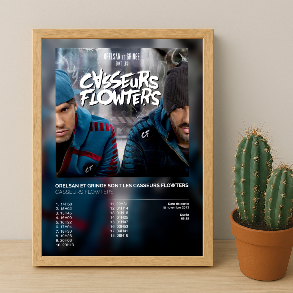 Cadre photo Orelsan et Cringe sont les casseurs flowters