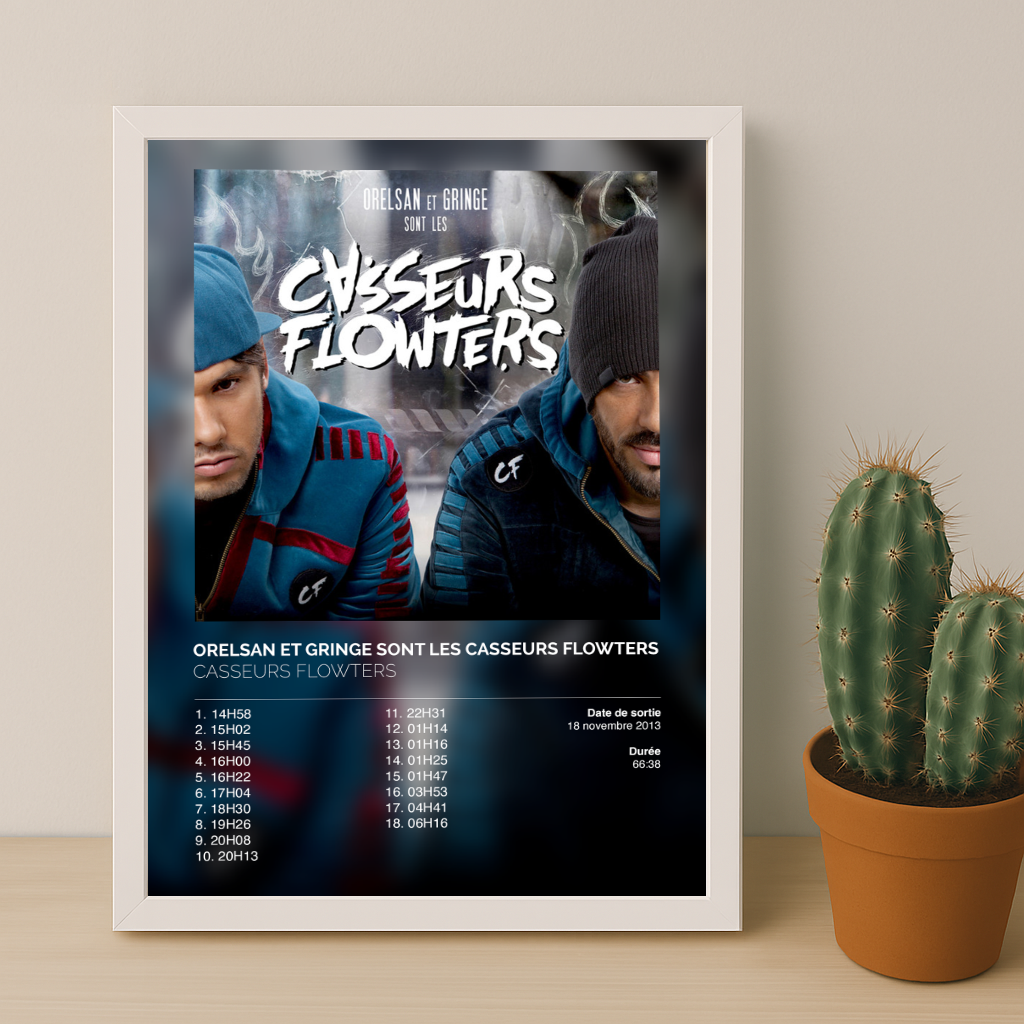Cadre photo Orelsan et Cringe sont les casseurs flowters
