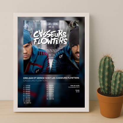Cadre photo Orelsan et Cringe sont les casseurs flowters