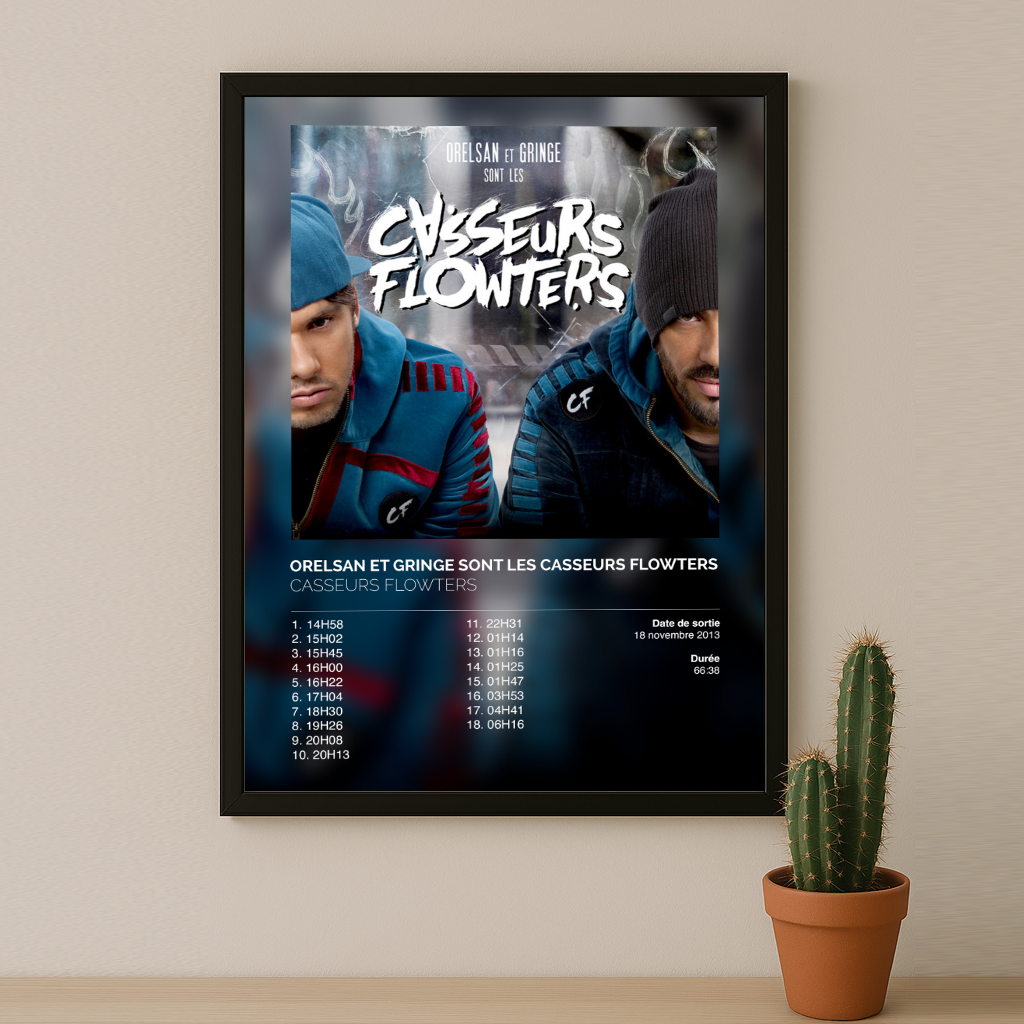 Cadre photo Orelsan et Cringe sont les casseurs flowters