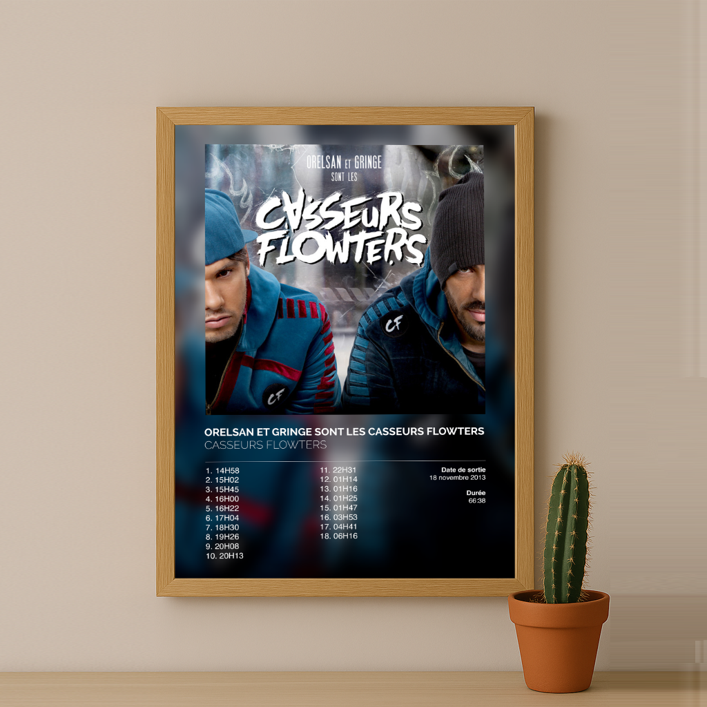 Cadre photo Orelsan et Cringe sont les casseurs flowters