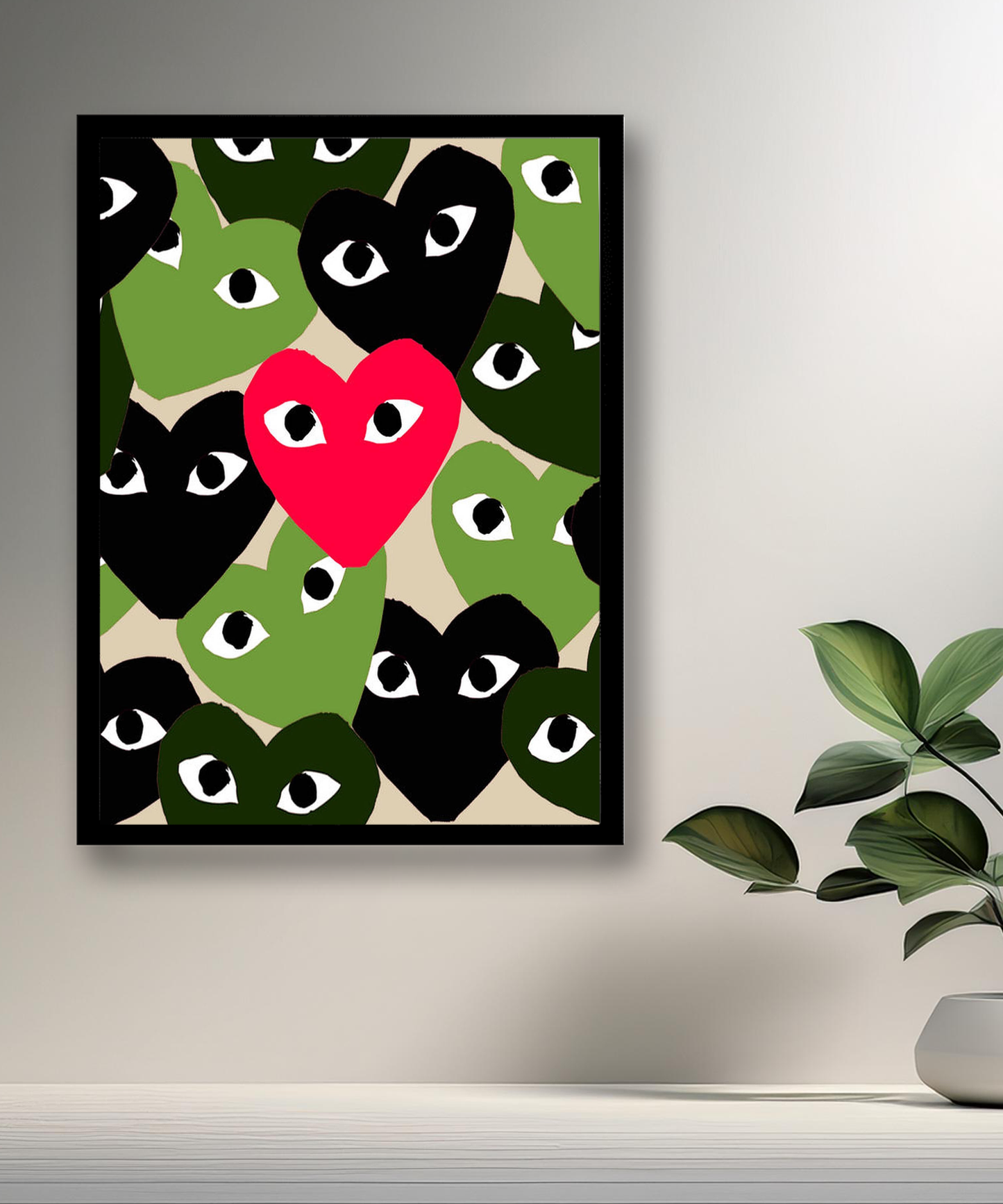 Cadre photo Comme Des Garçons Heart Attack