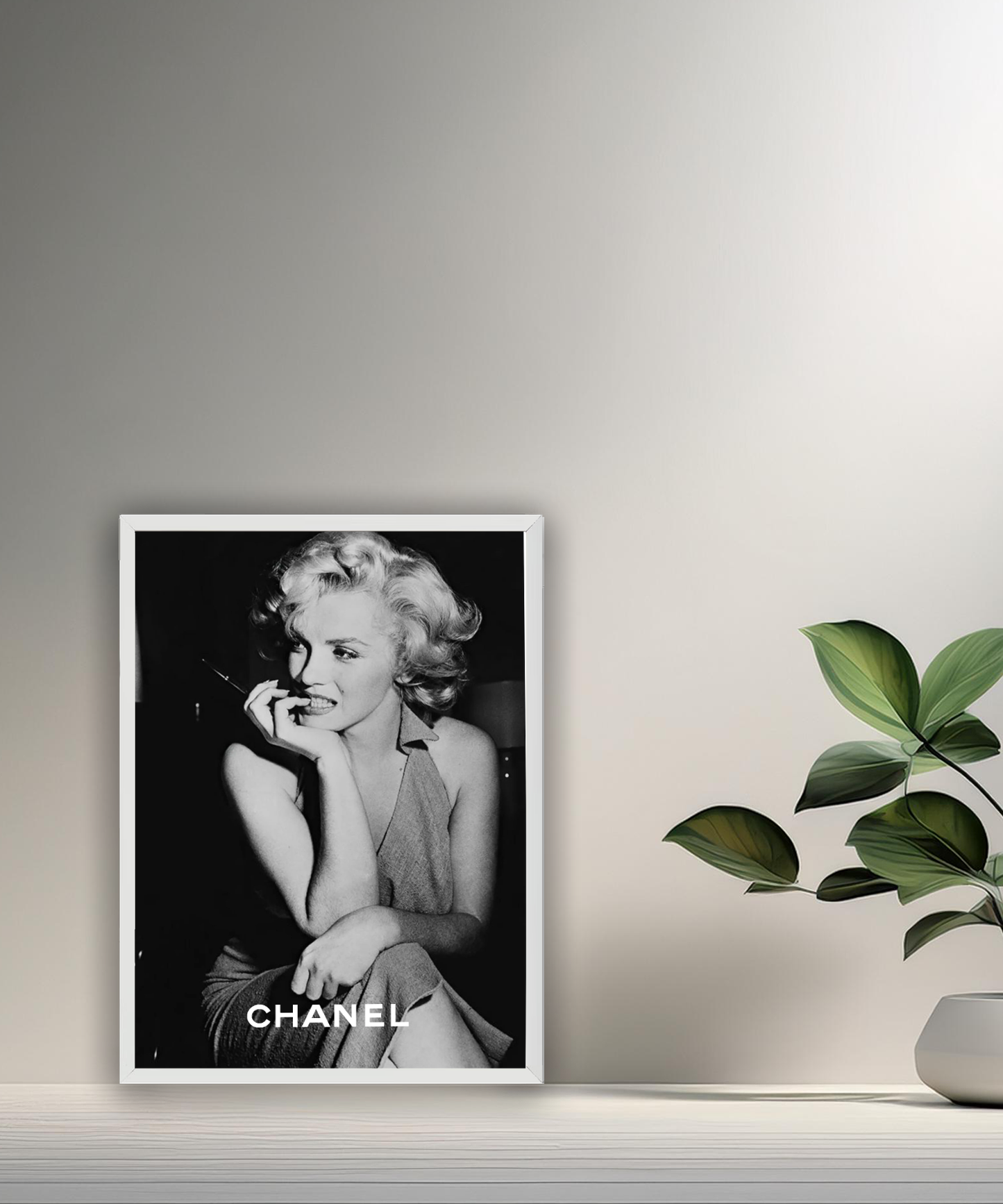 Poster encadré Marilyn Monroe Chanel