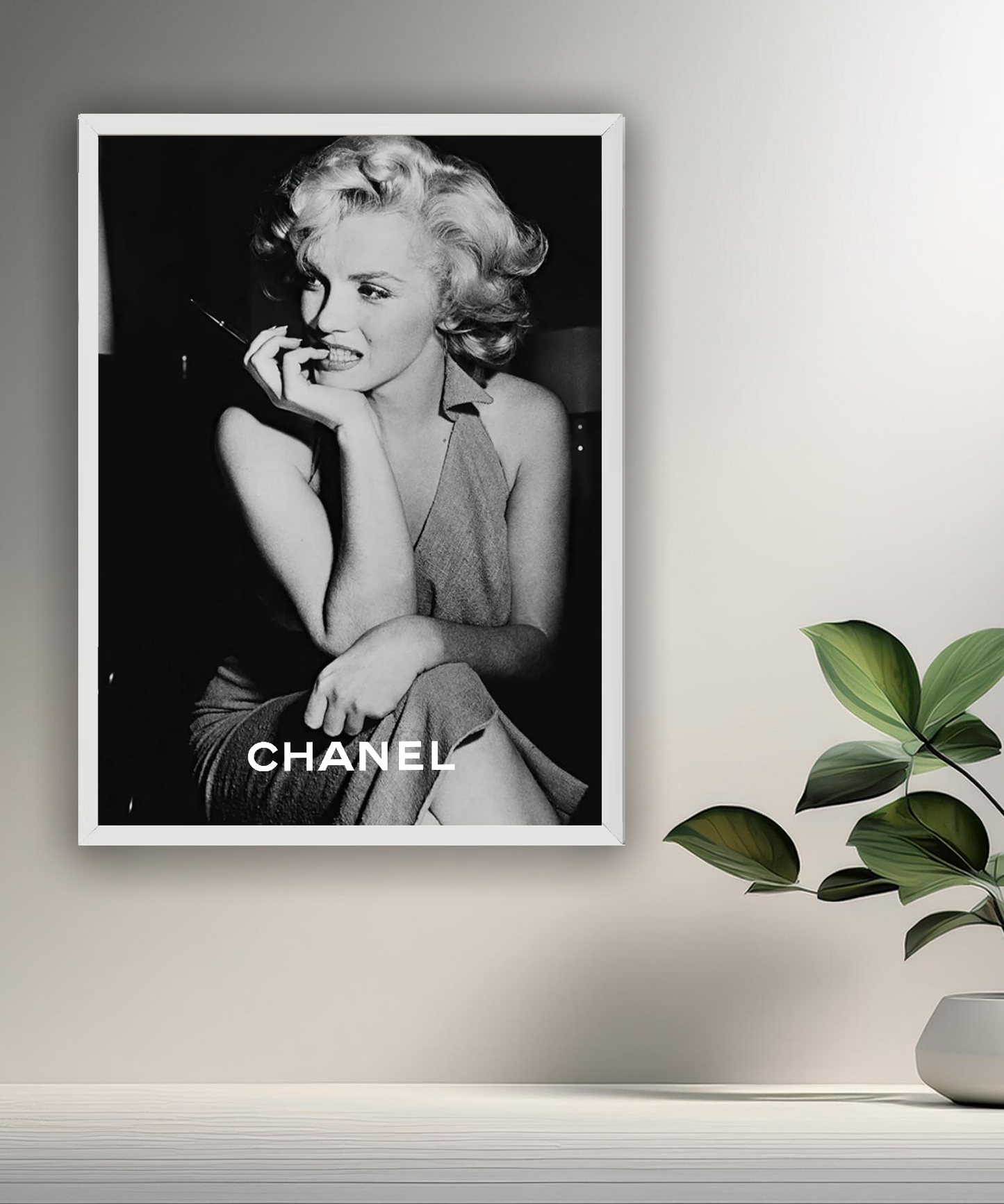 Poster encadré Marilyn Monroe Chanel