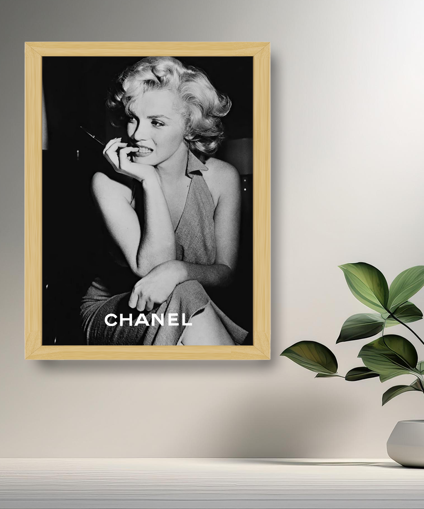 Poster encadré Marilyn Monroe Chanel