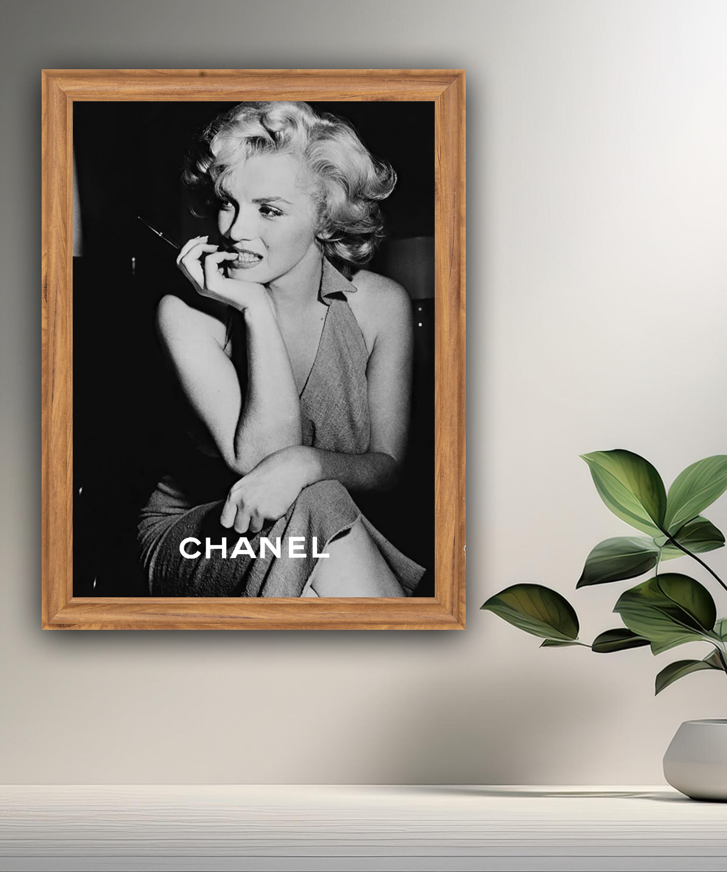 Poster encadré Marilyn Monroe Chanel