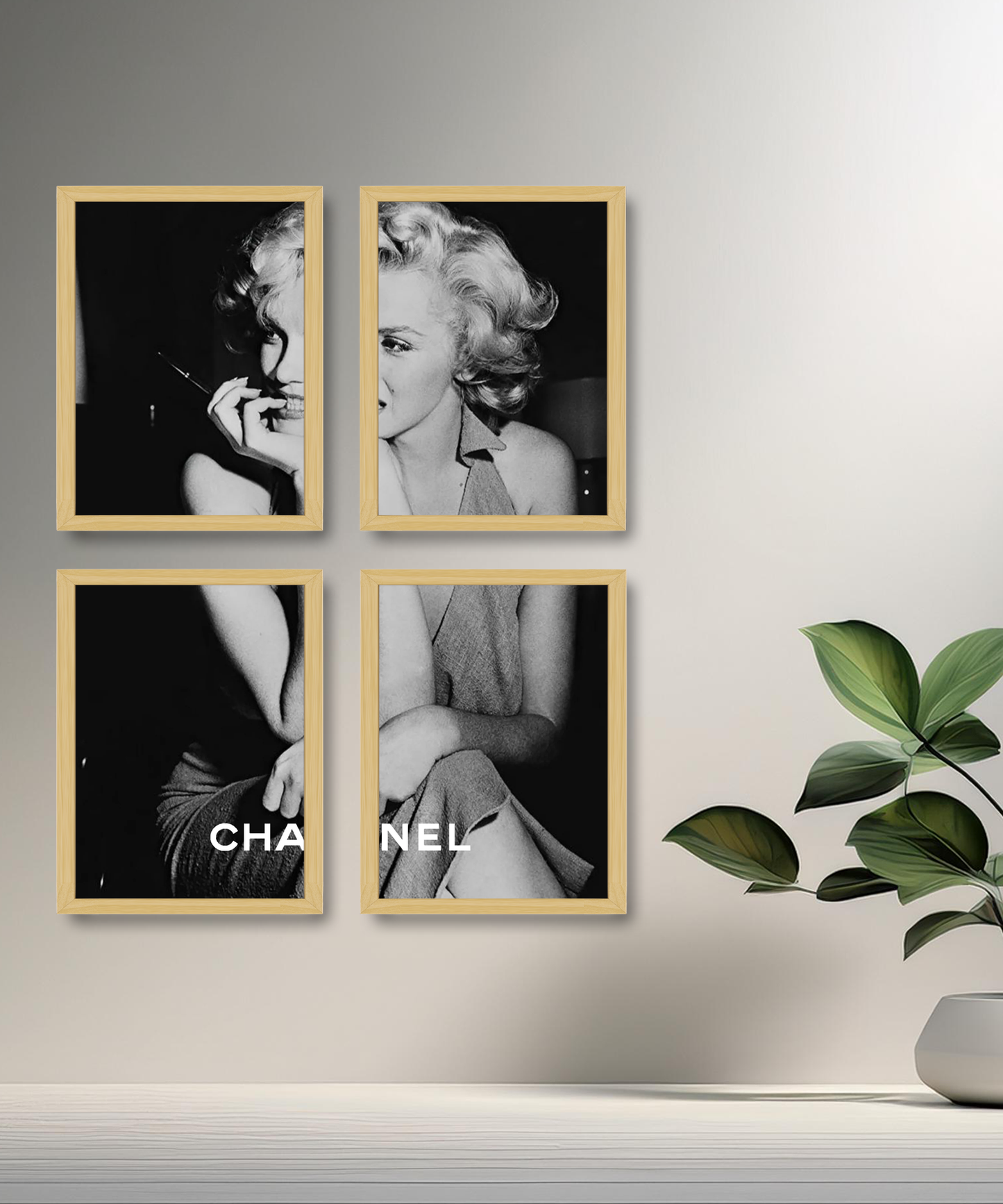 Poster encadré Marilyn Monroe Chanel