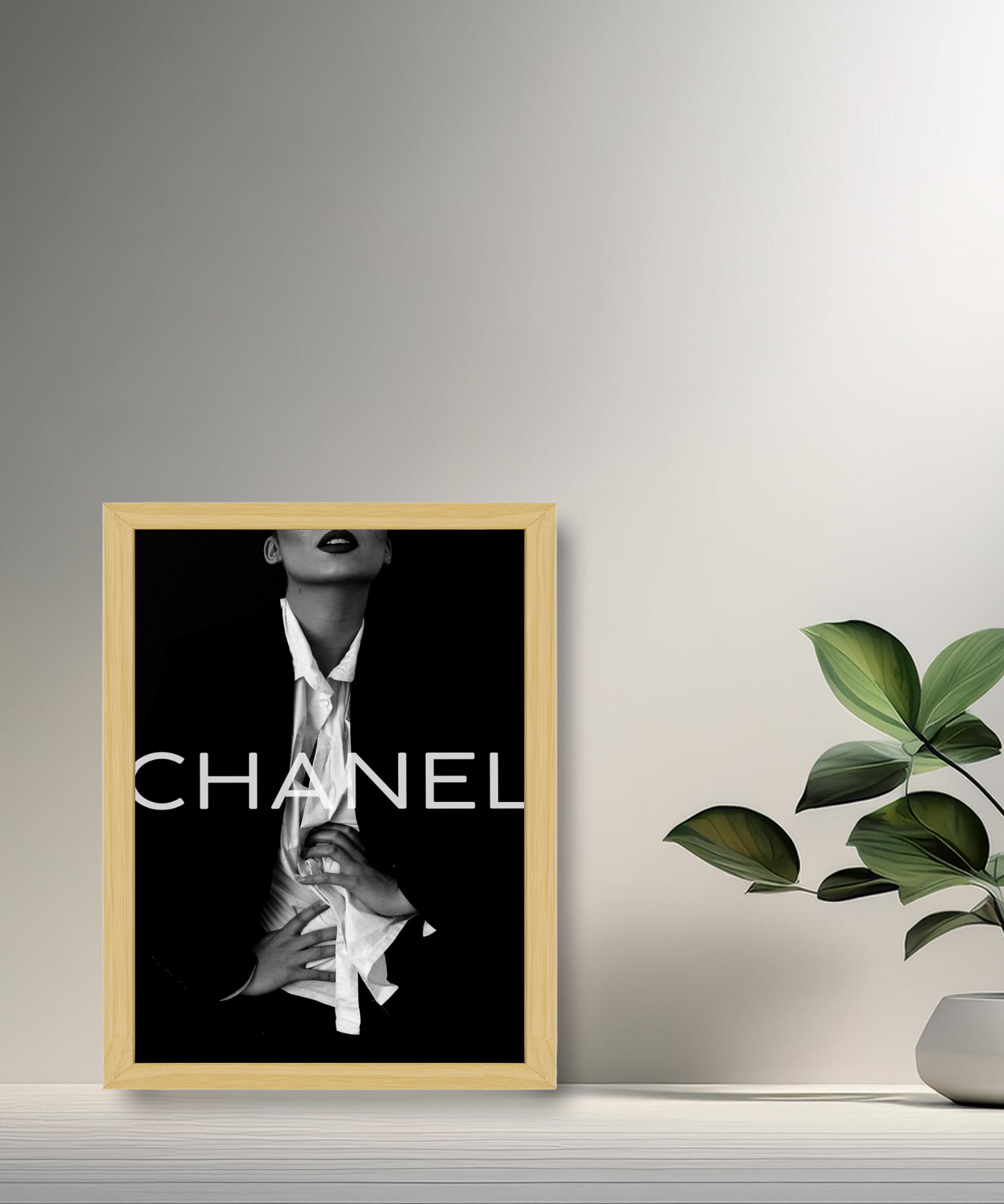 Cadre photo Chanel logo