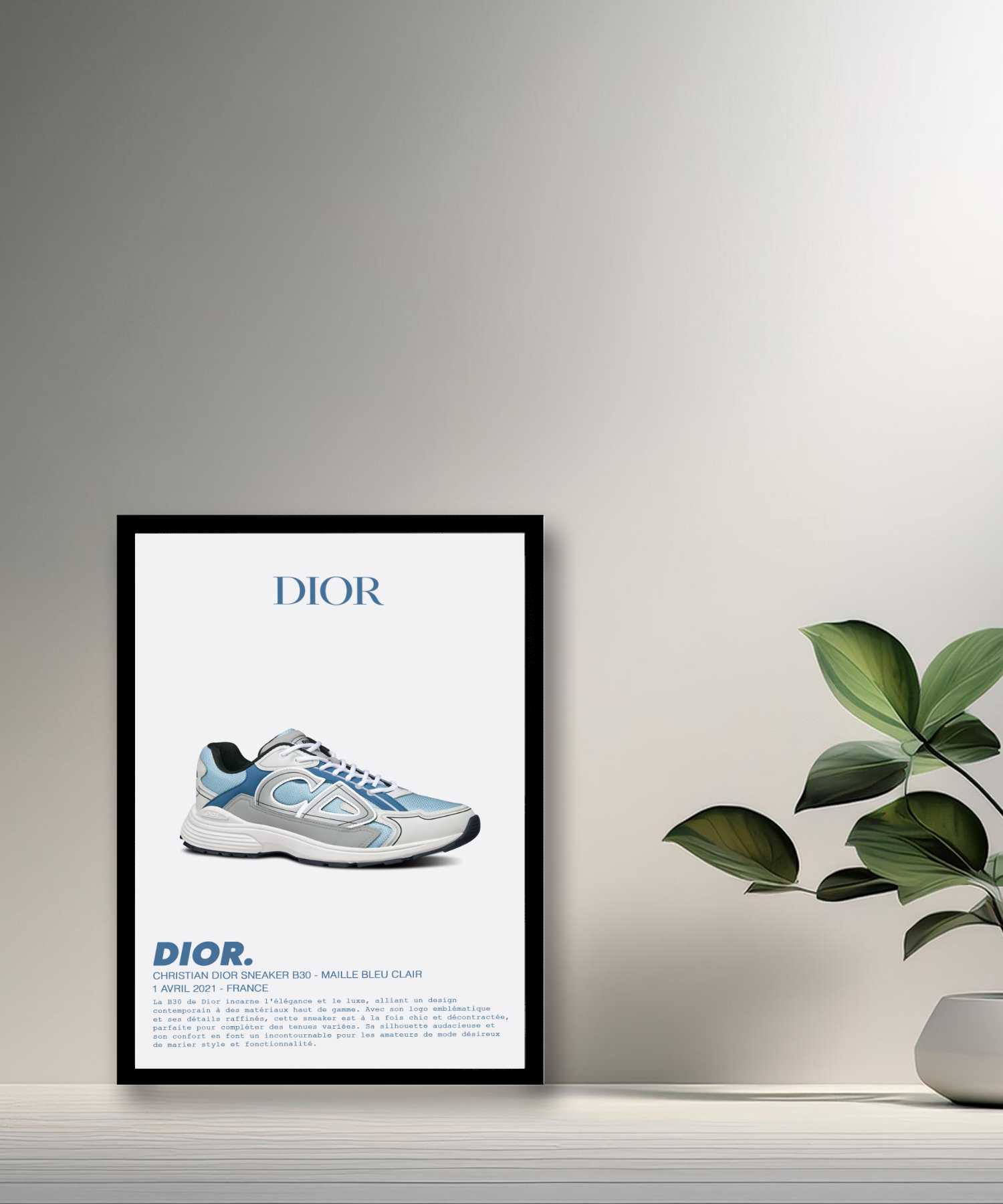 Cadre photo Dior B30 Sneaker