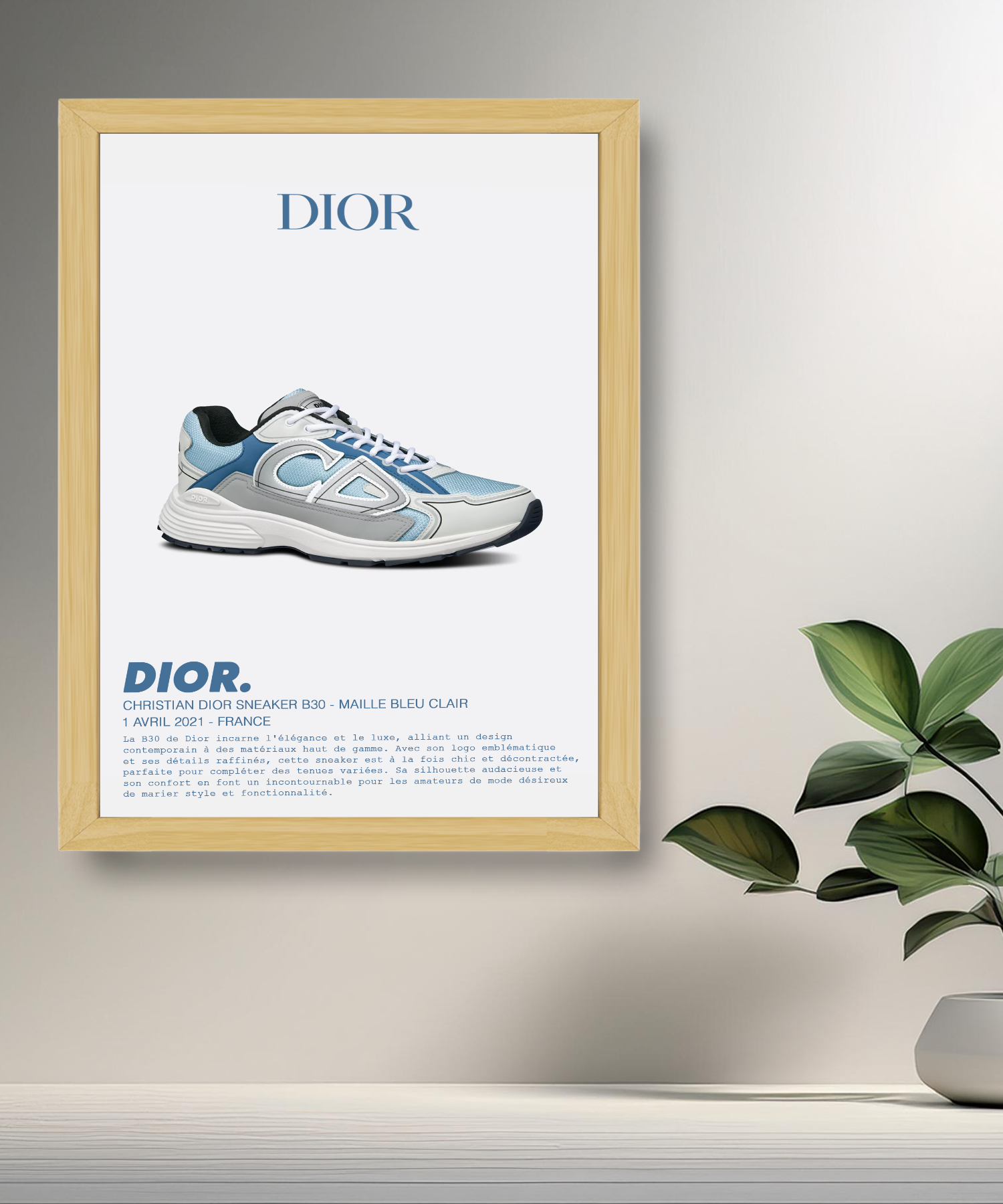 Cadre photo Dior B30 Sneaker