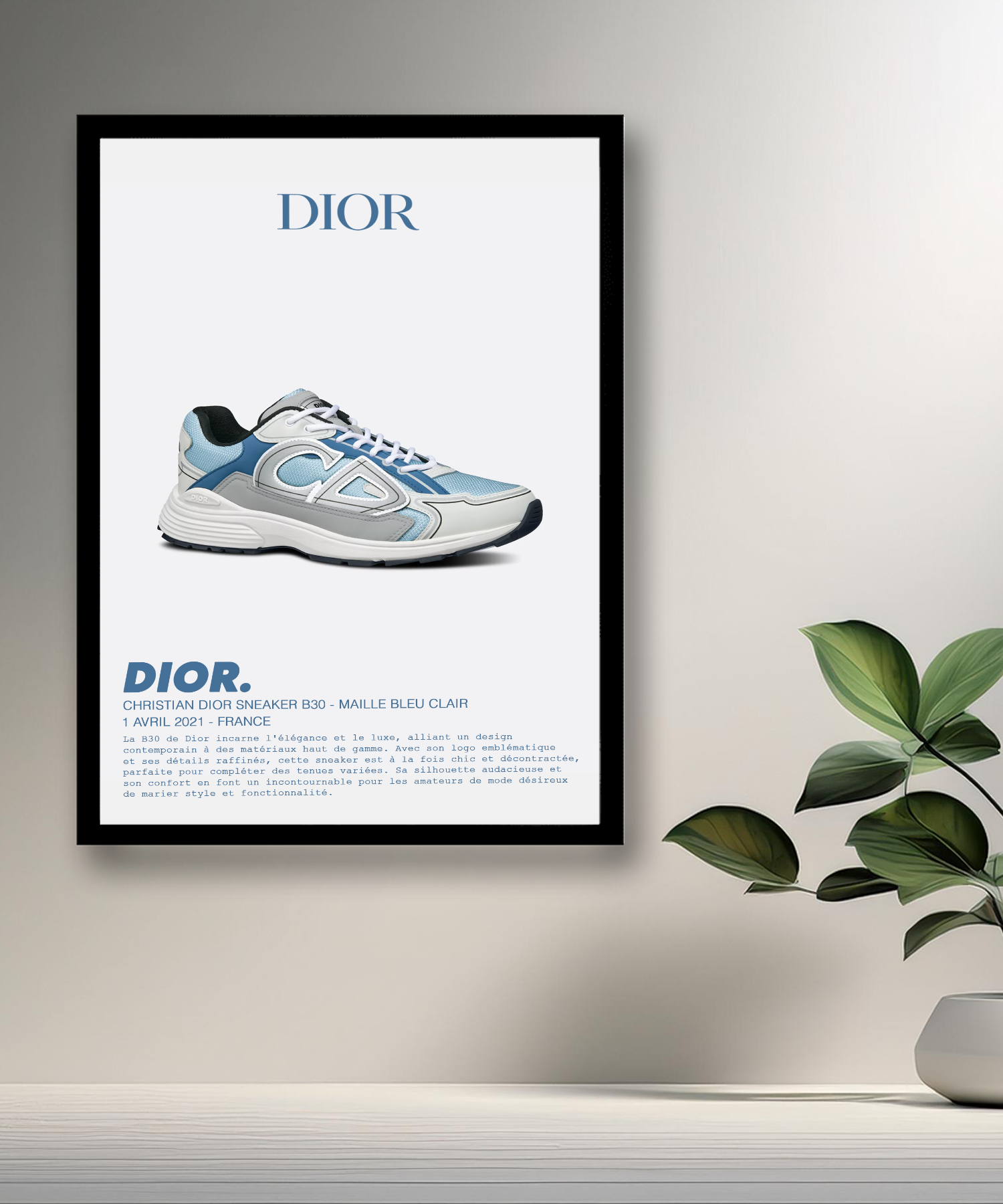 Cadre photo Dior B30 Sneaker