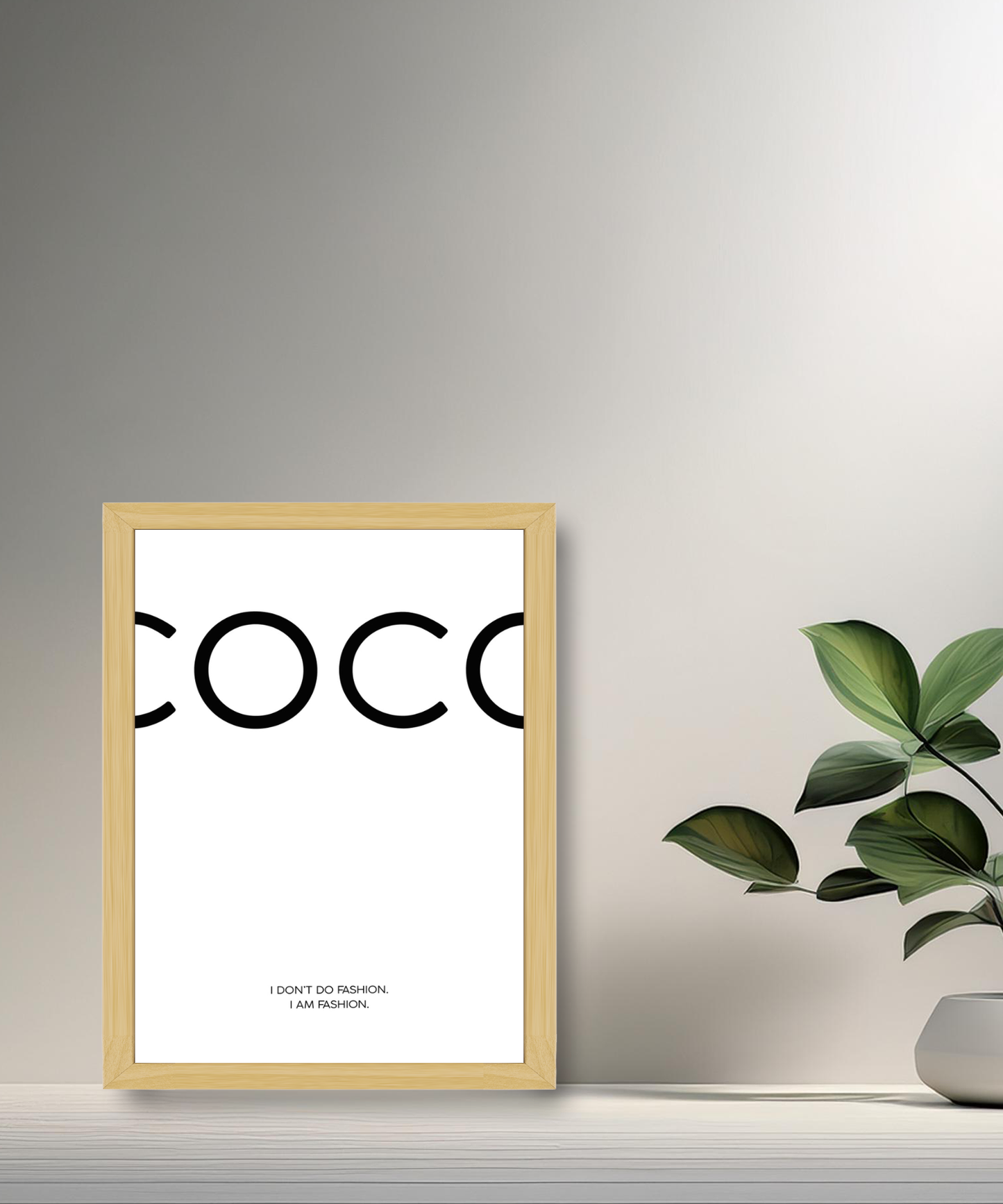 Cadre photo Chanel Coco
