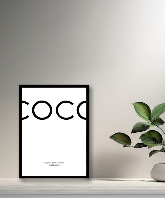 Cadre photo Chanel Coco