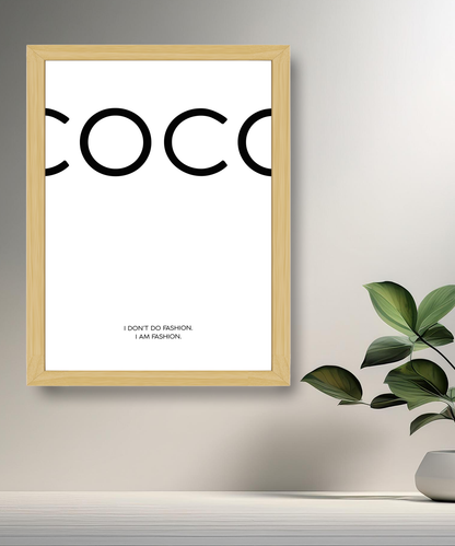 Cadre photo Chanel Coco
