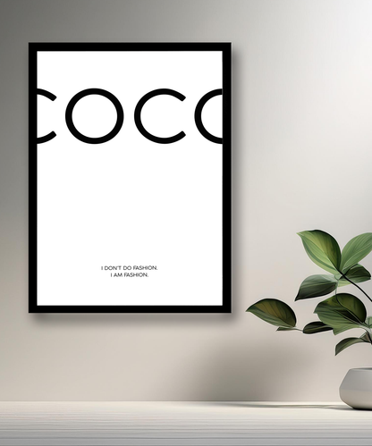 Cadre photo Chanel Coco