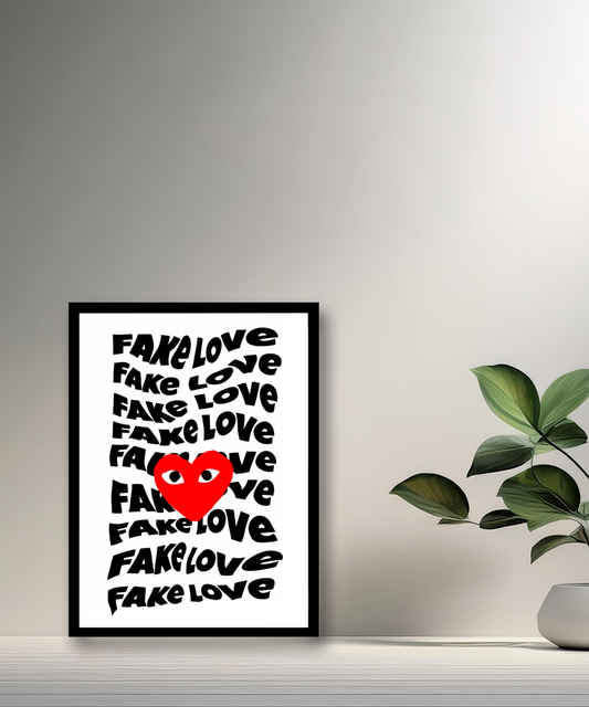 Cadre photo Comme Des Garçons Fake Love