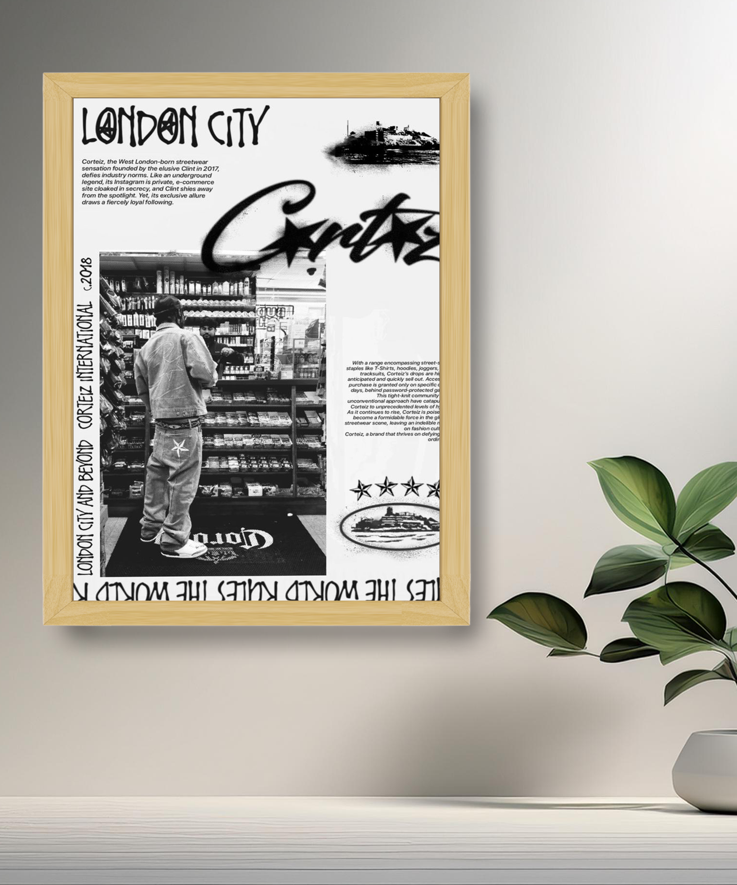 Cadre photo Corteiz London