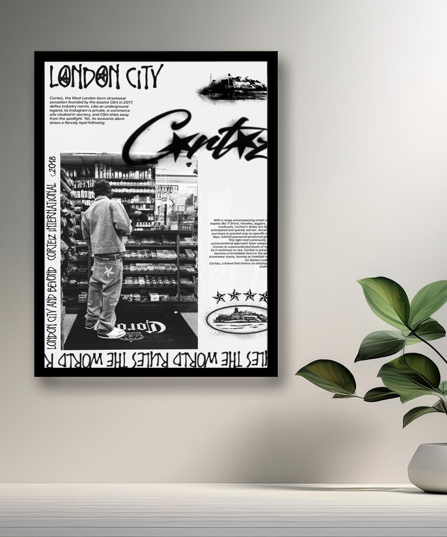 Cadre photo Corteiz London